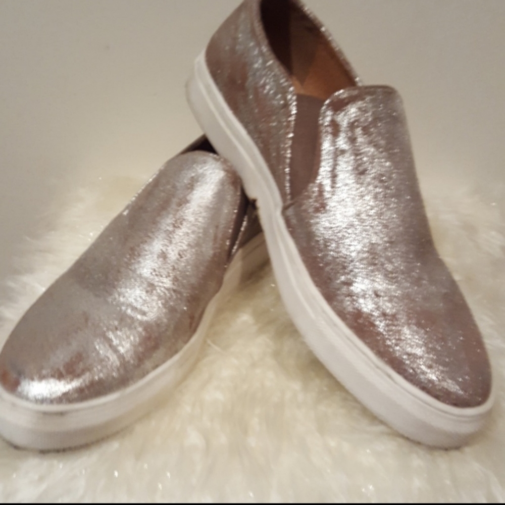 Rosegold Leather Sneakers